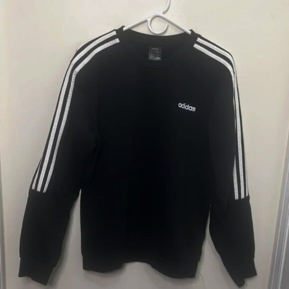 Adidas Signature Crew Neck Sweatshirt Top Size Large - Picture 8 of 9